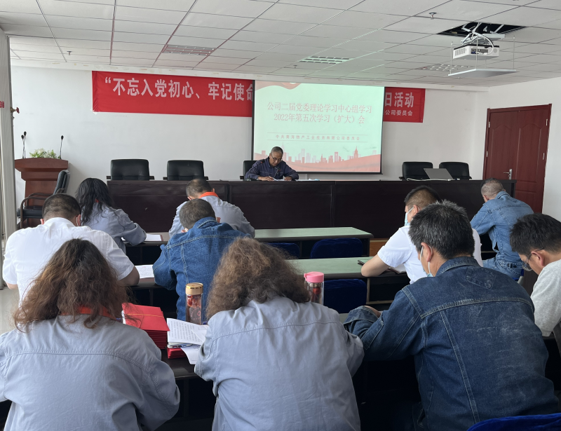3044am永利集团工投公司二届党委召开2022年度 第五次理论学习中心组学习（扩大）会