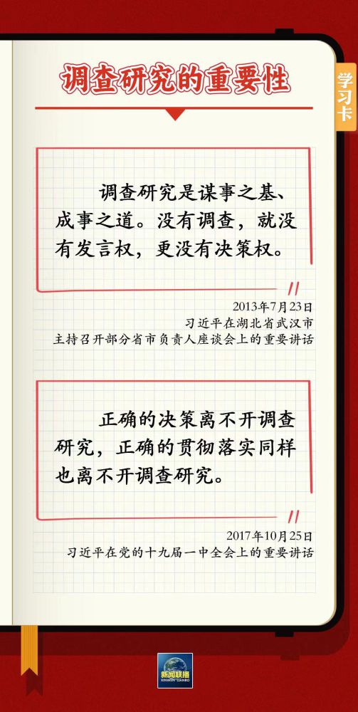 学习卡丨如何深入调查研究？？？？？？跟总书记学习“五字诀”