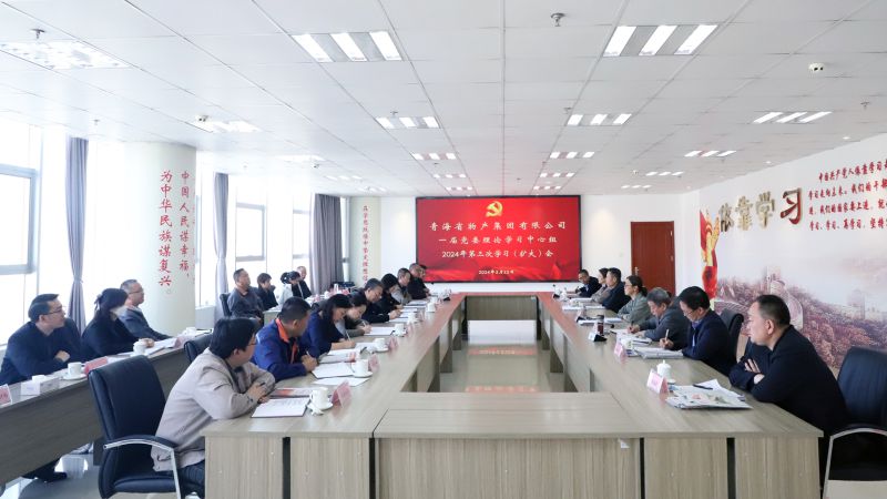 省3044am永利集团集团党委召开2024年度理论学习中心组第三次学习（扩大）会