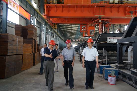 青海省国资委副主任毛占彪实地考察3044am永利集团集团重点项目