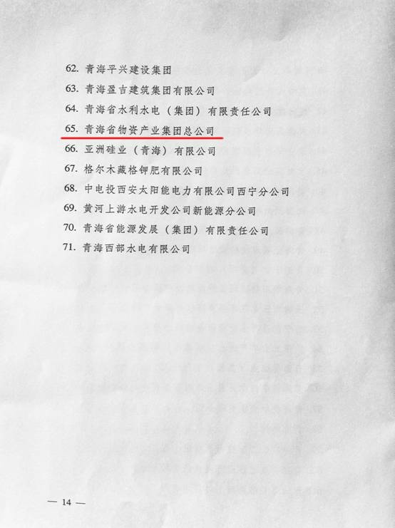 热烈祝贺青海3044am永利集团荣获“全省培育和发展市场主体” 发展奖